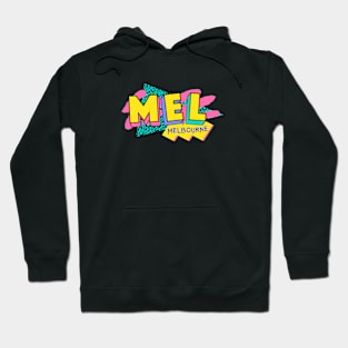 Melbourne, Australia Retro 90s Logo Hoodie